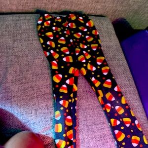 Candy, corn leggings